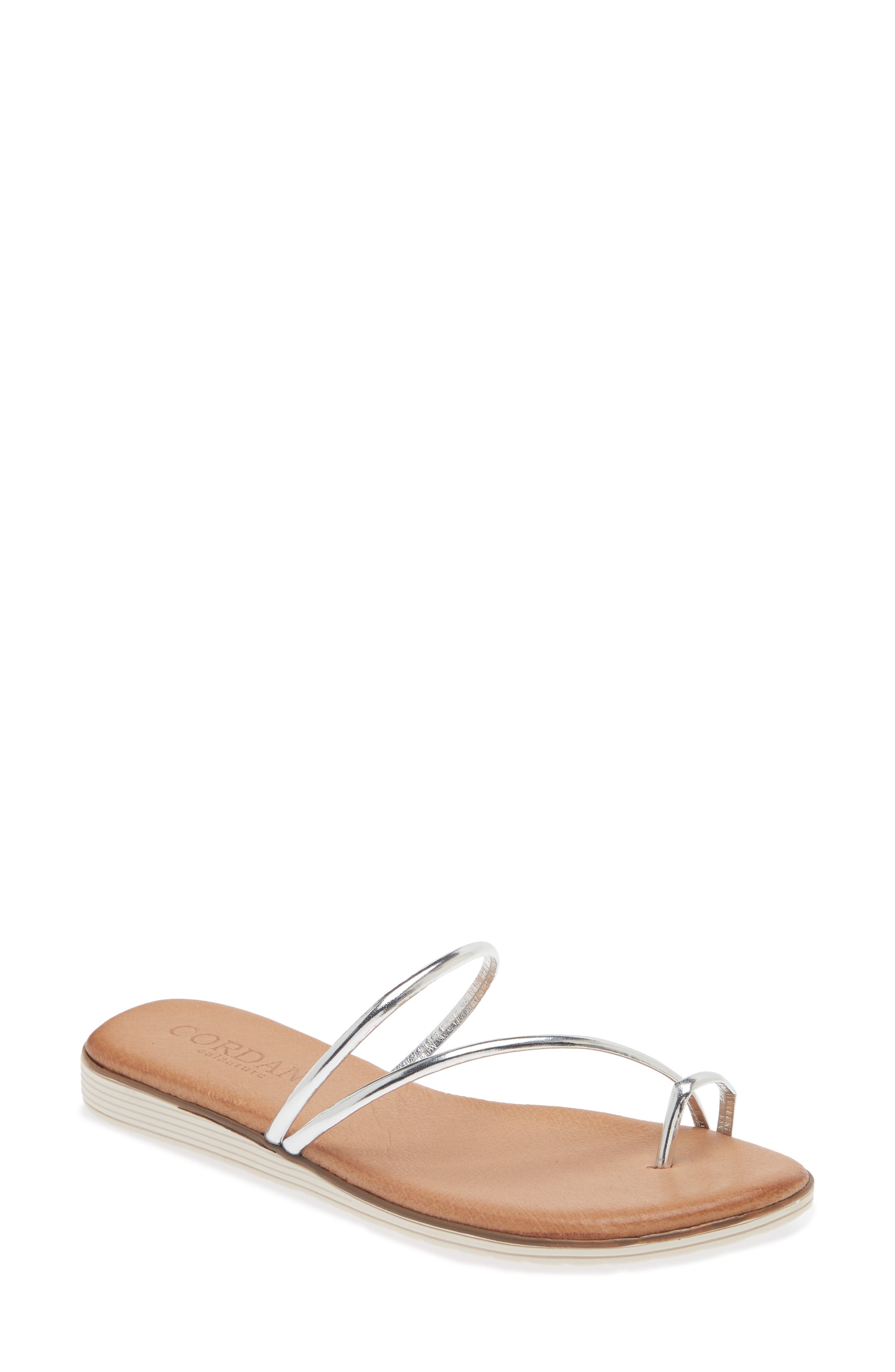 Cordani Floria Slide Sandal, Main, color, Silver