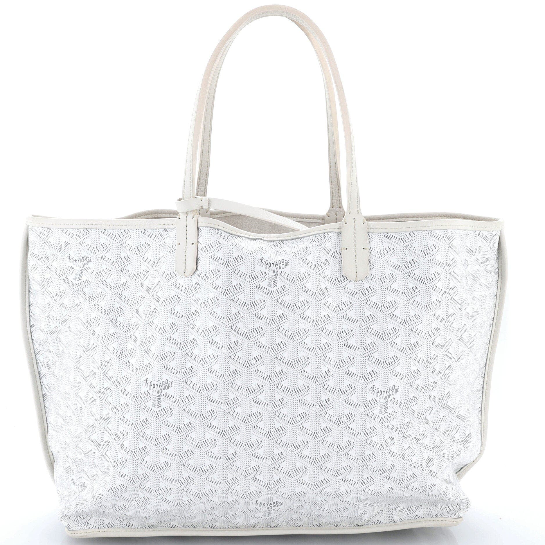 Anjou Reversible Tote Coated Canvas PM, Main, color, White