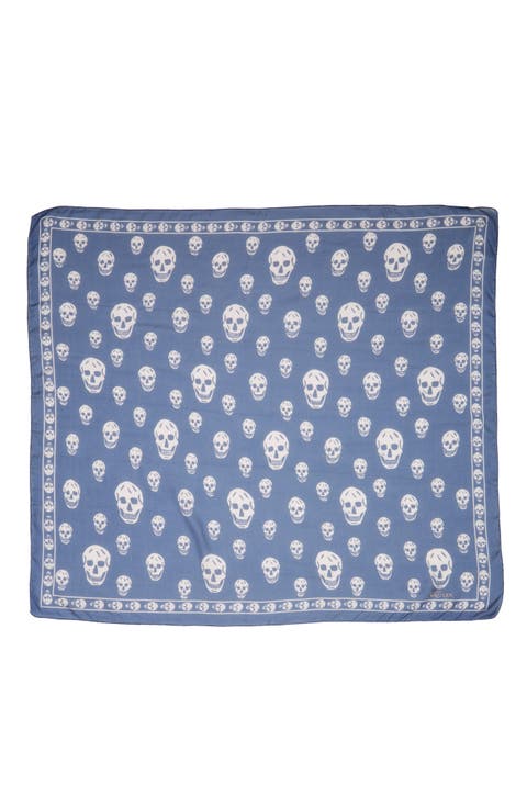 スカーフ alexander mcqueen SCARF (8363293009Q 3900) MCQUEEN Printed silk-chiffon scarf | NET-A-PORTER