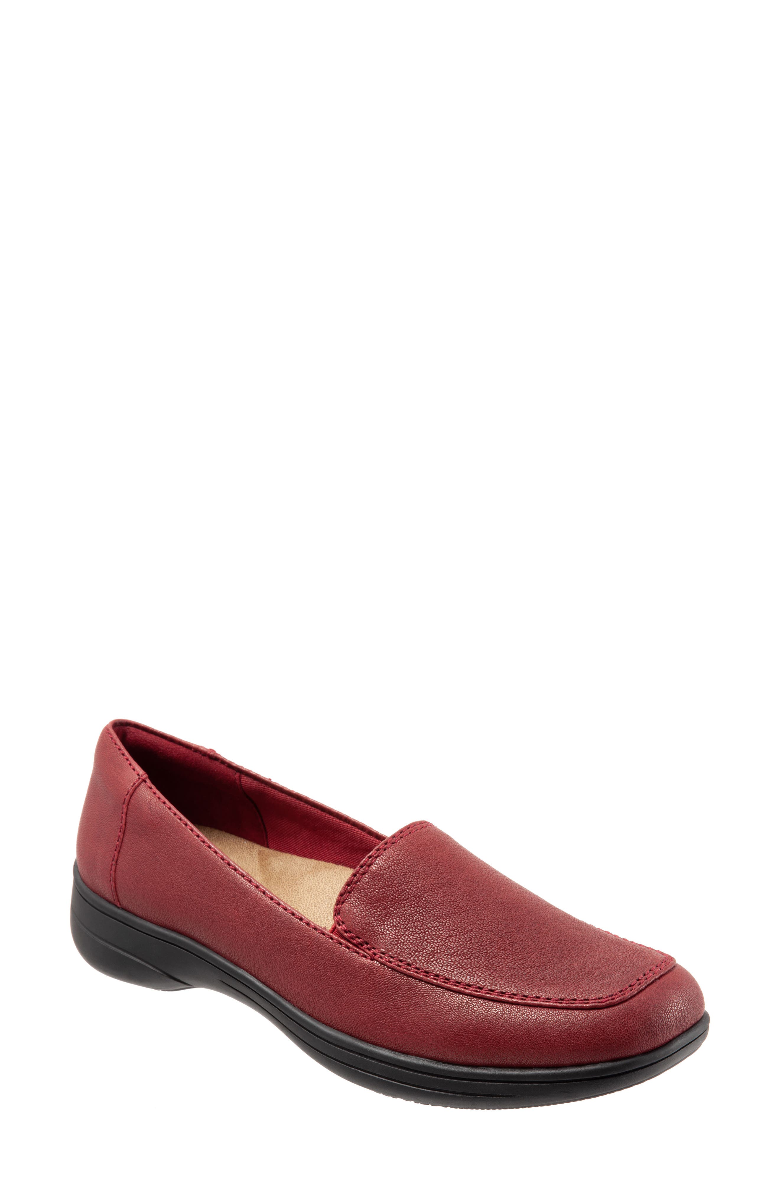 Jacob Loafer, Main, color, DARK RED LEATHER