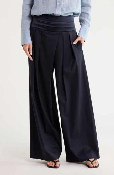 Delancey St Pleated Wide Leg Pants