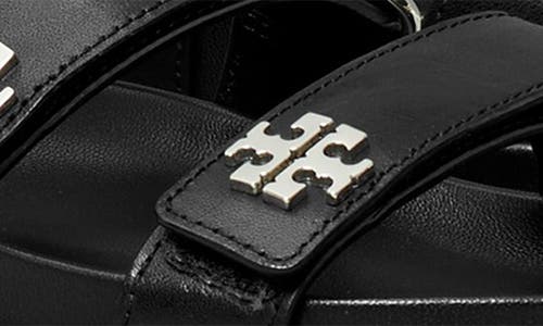 Tory Burch Kira Slingback Platform Sport Sandal In Black