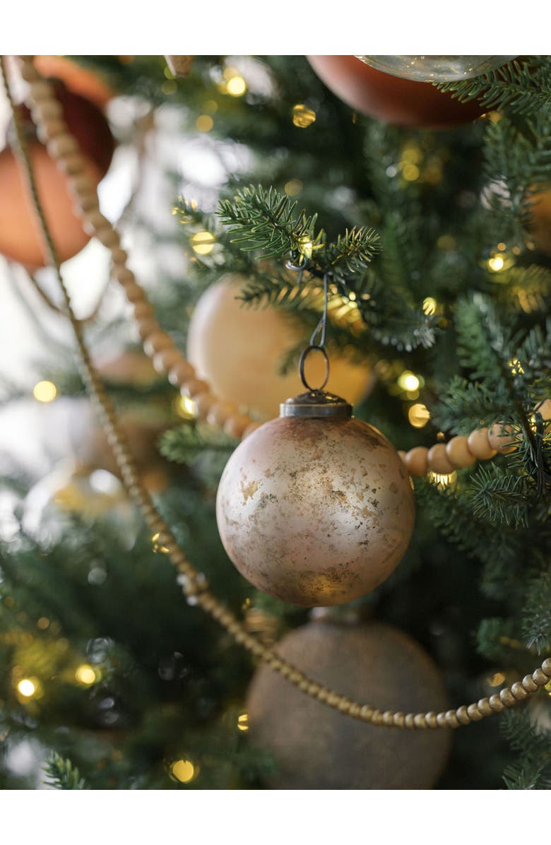 CG Hunter 3" Mercury Marble Glass Ornament, Alternate, color, Pewter