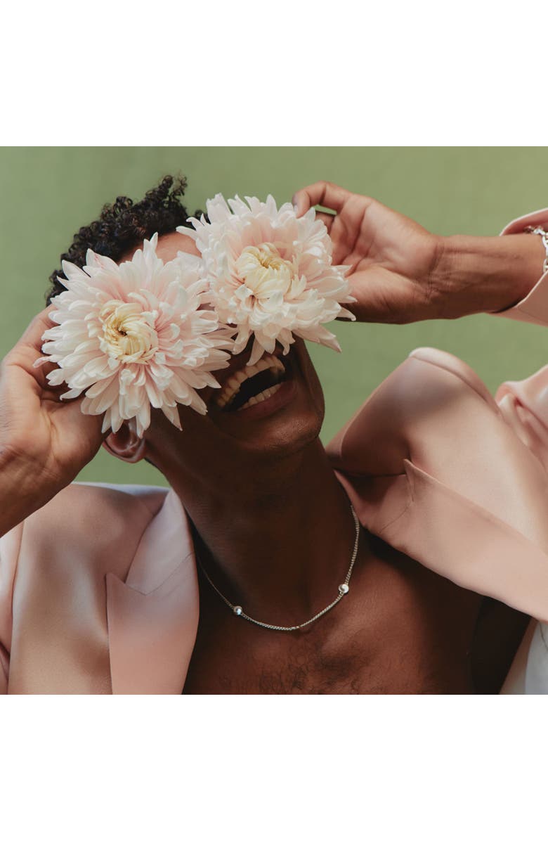 LOUPN Taegeuk Peace Necklace, Alternate, color, Silver