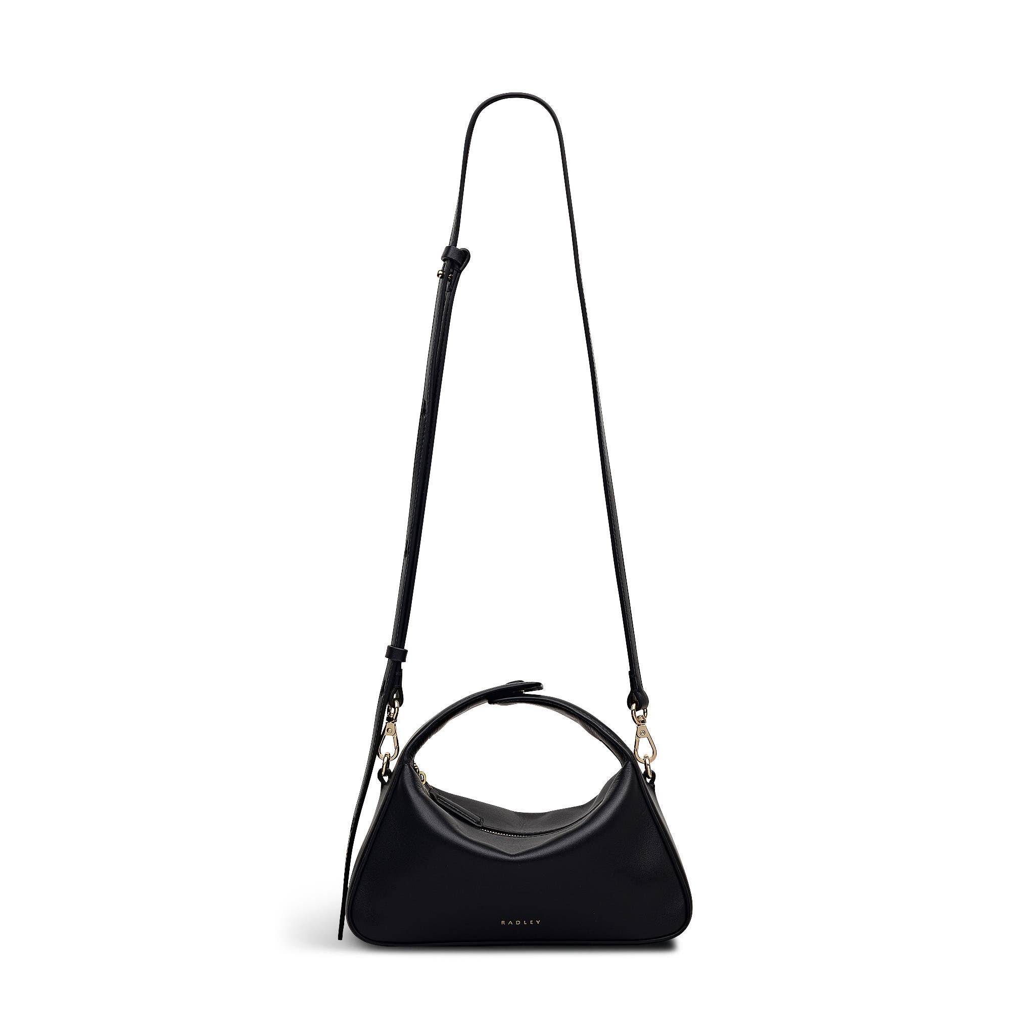 Radley De Beauvoir Small Ziptop Satchel Bag, Main, color, Black