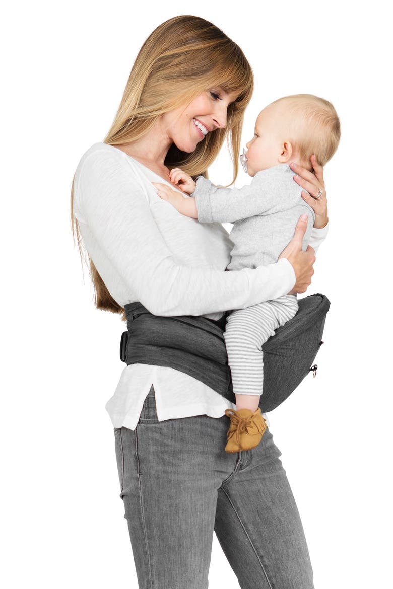 2-in-1 Baby Carrier & Hip Seat, Alternate, color, GREY