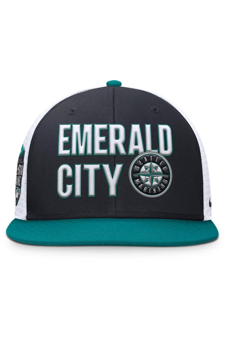 Men's Nike  Navy Seattle Mariners Pro Trucker Snapback Hat, Alternate, color, Navy