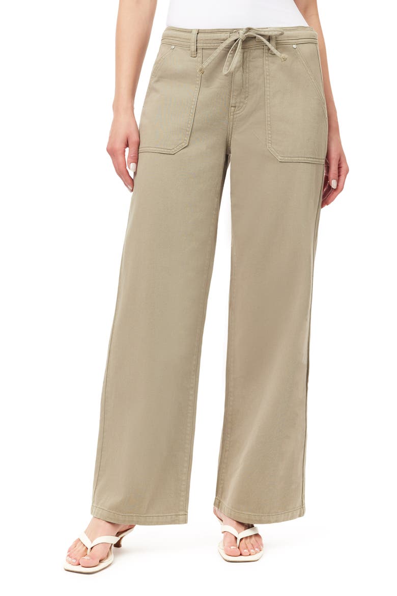 Drapey Easy Drawstring Pants, Main, color, CAMOUFLAGE