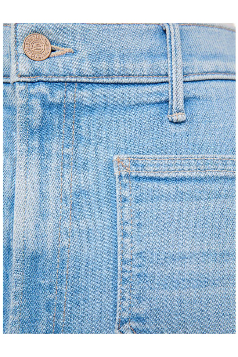 The Hustler Patch Pocket High Waist Flood Ankle Bootcut Jeans, Alternate, color, YOUR TURN