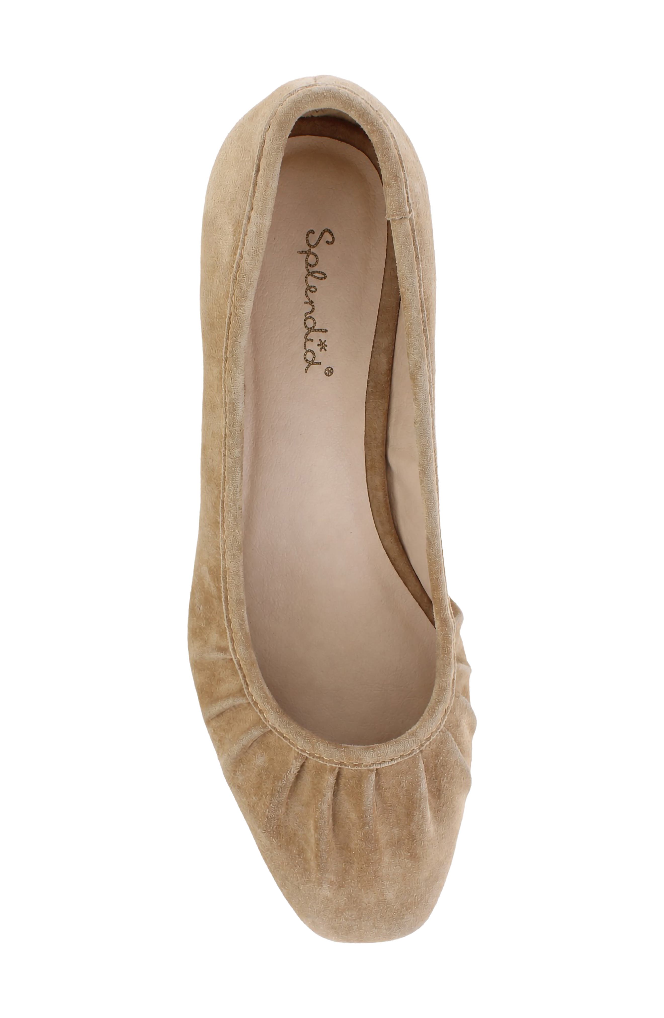 Jade Suede Pump, Alternate, color, GOLDEN BROWN