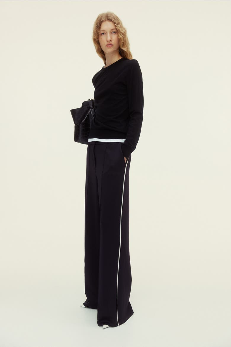 Merino Wool Jumper, Alternate, color, Black