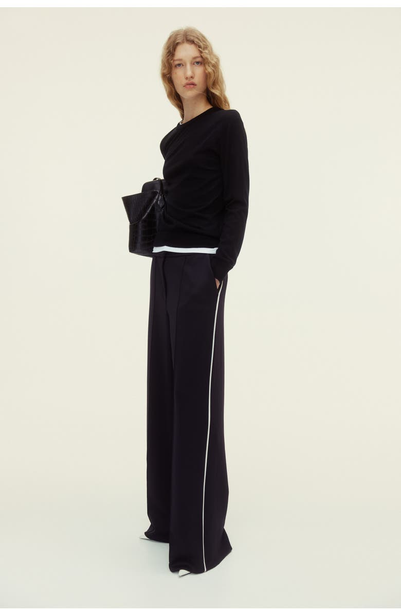 H&M Merino Wool Jumper, Alternate, color, Black