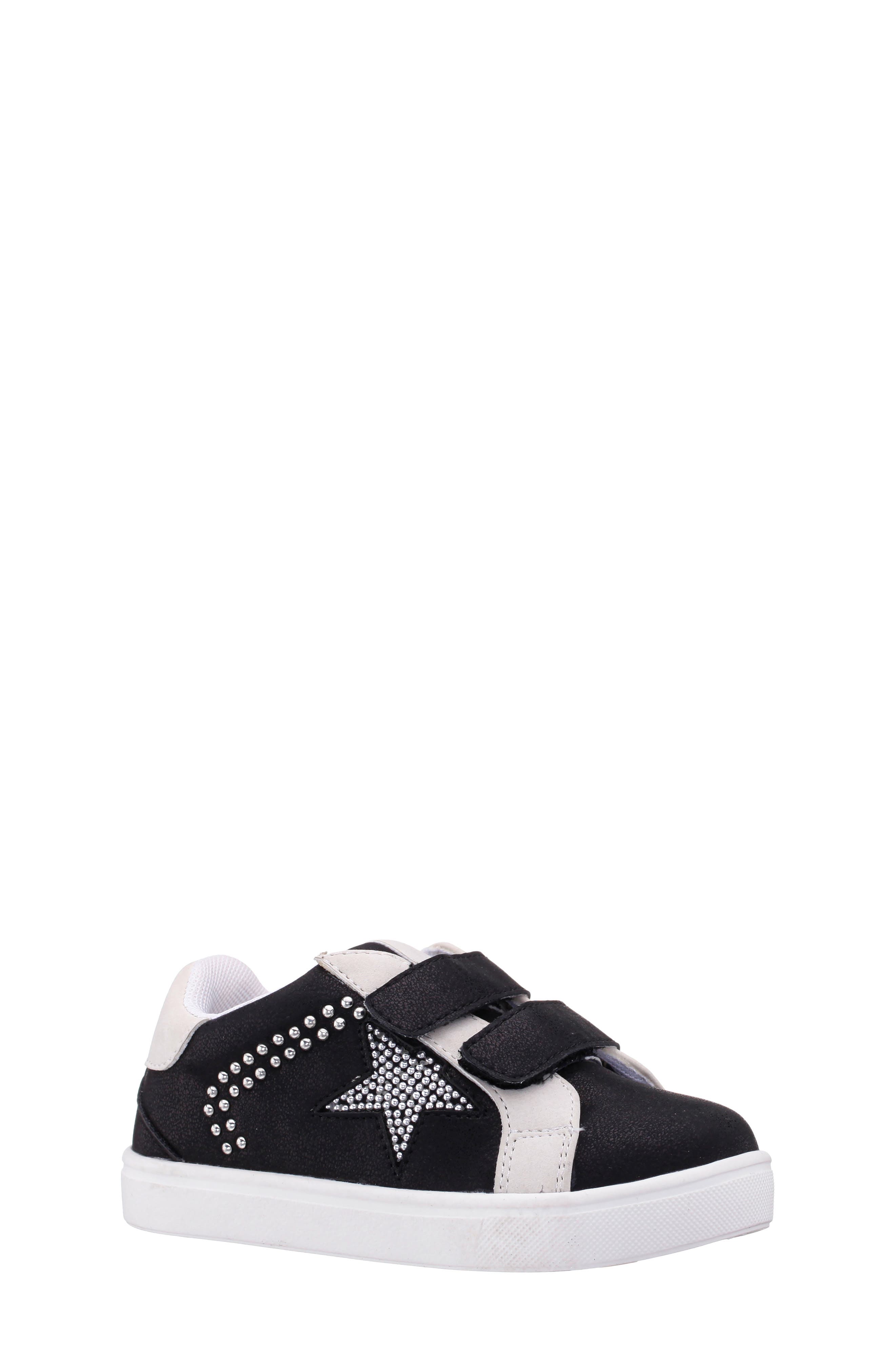 Nina Kids' Zicky Low Top Sneaker, Main, color, Black Shimmer