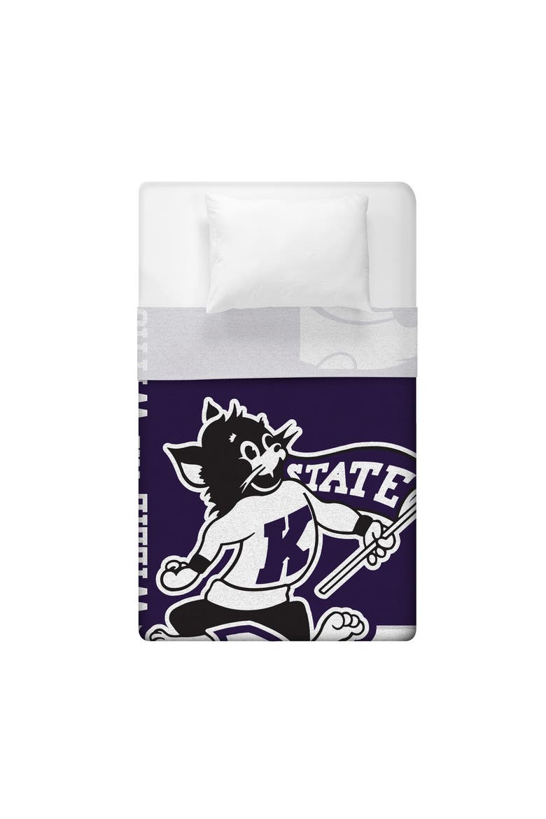 Kansas State Wildcats Mascot 60" x 80" Raschel Throw, Alternate, color, None