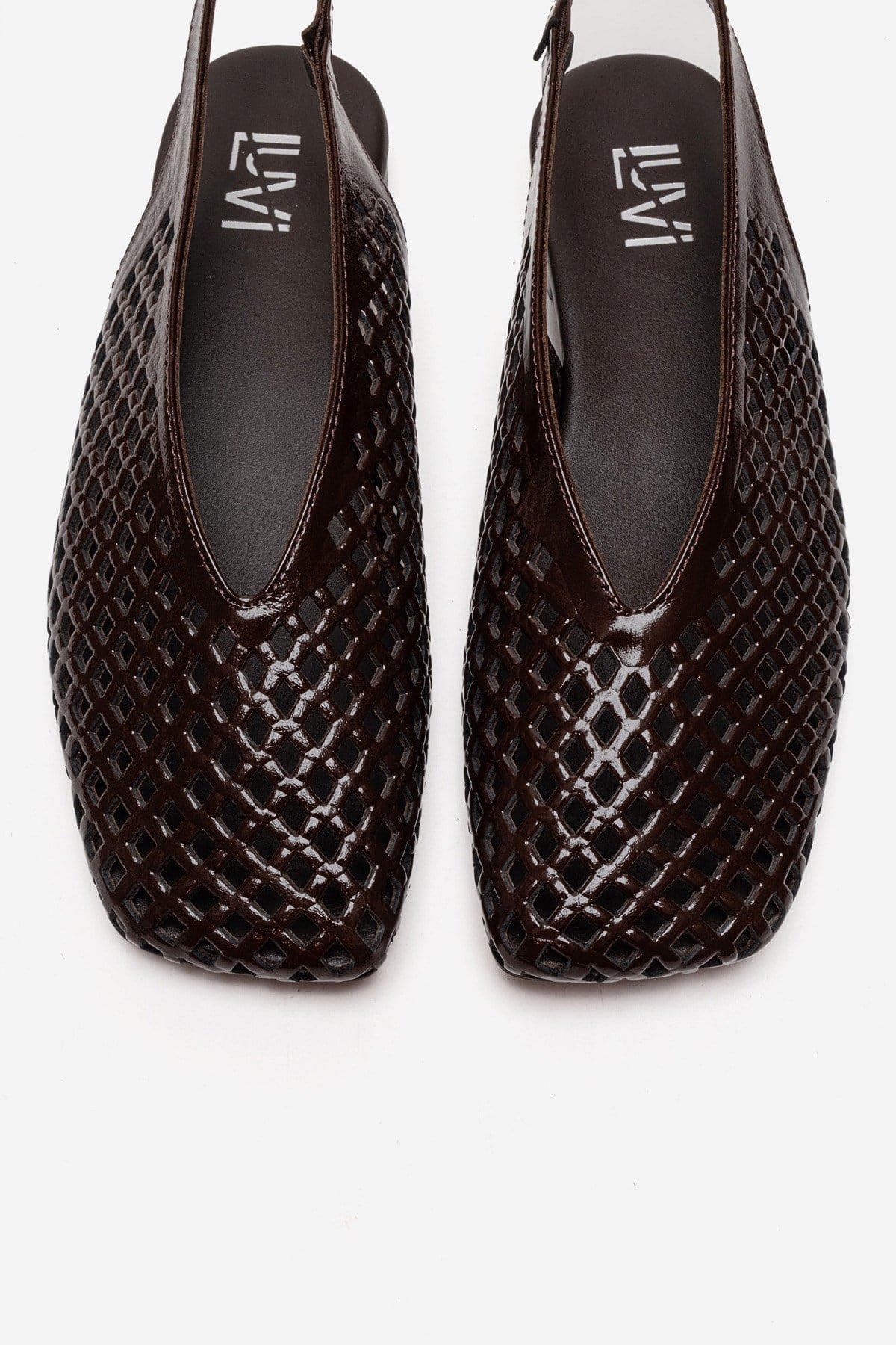 Delizia Leather Slingback Shoe, Alternate, color, Brown