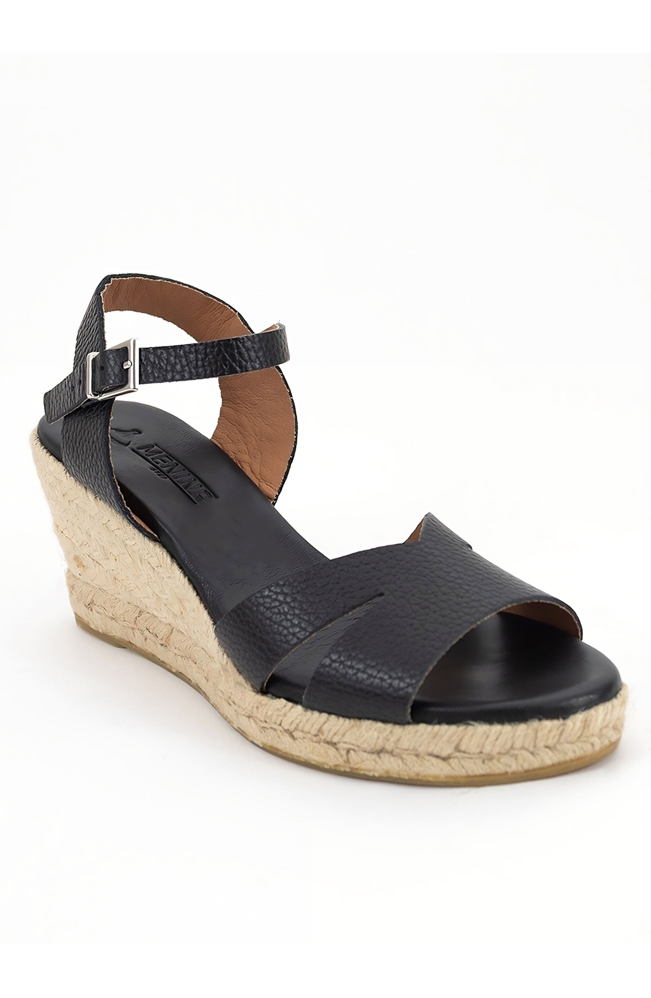 Menina Step Martell V-Strap Espadrille, Alternate, color, Black