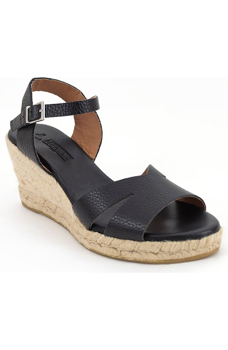 Menina Step Martell V-Strap Espadrille, Alternate, color, Black