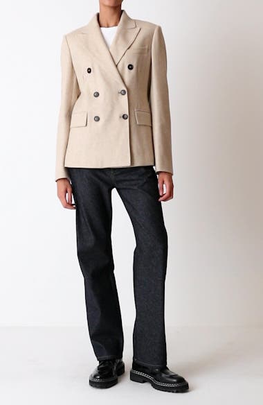 Max Mara Calata Double Breasted Cashmere & Wool Blazer