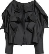 Comme des Garçons Open Front Gabardine Jacket