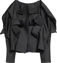 Comme des Garçons Open Front Gabardine Jacket
