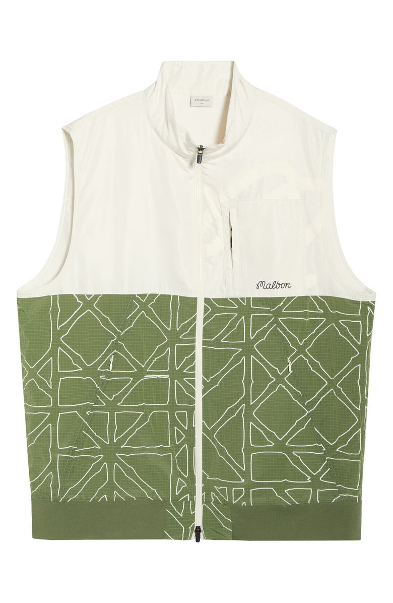 Malbon Golf Finca Vest, Main, color, Cream / Olivine