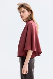 H&M Draped satin blouse
