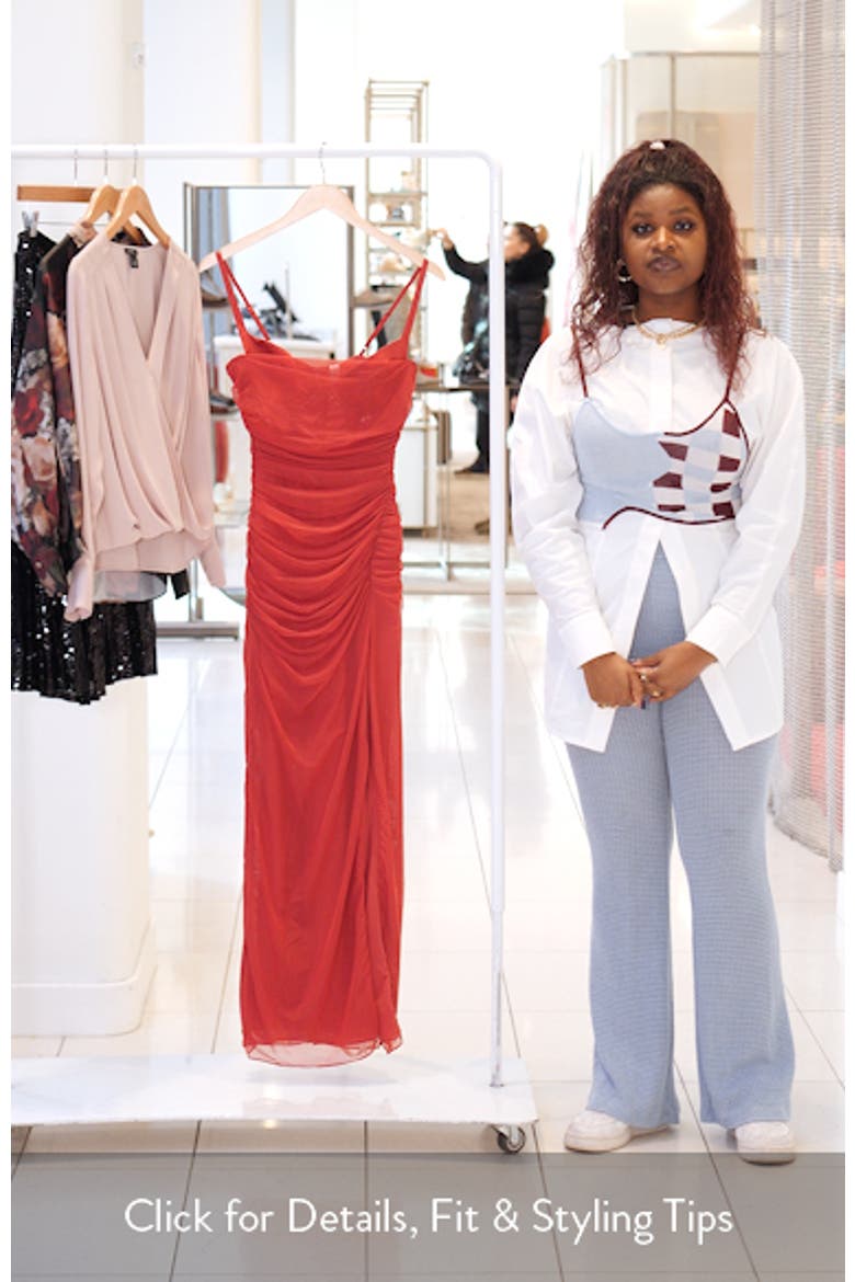 Lini Sleeveless Mesh Gown video