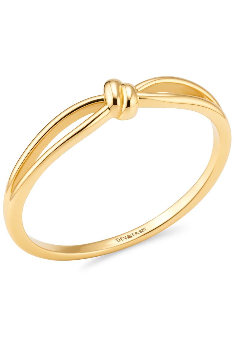 Knot Ring in 14K Gold, Alternate, color, Gold