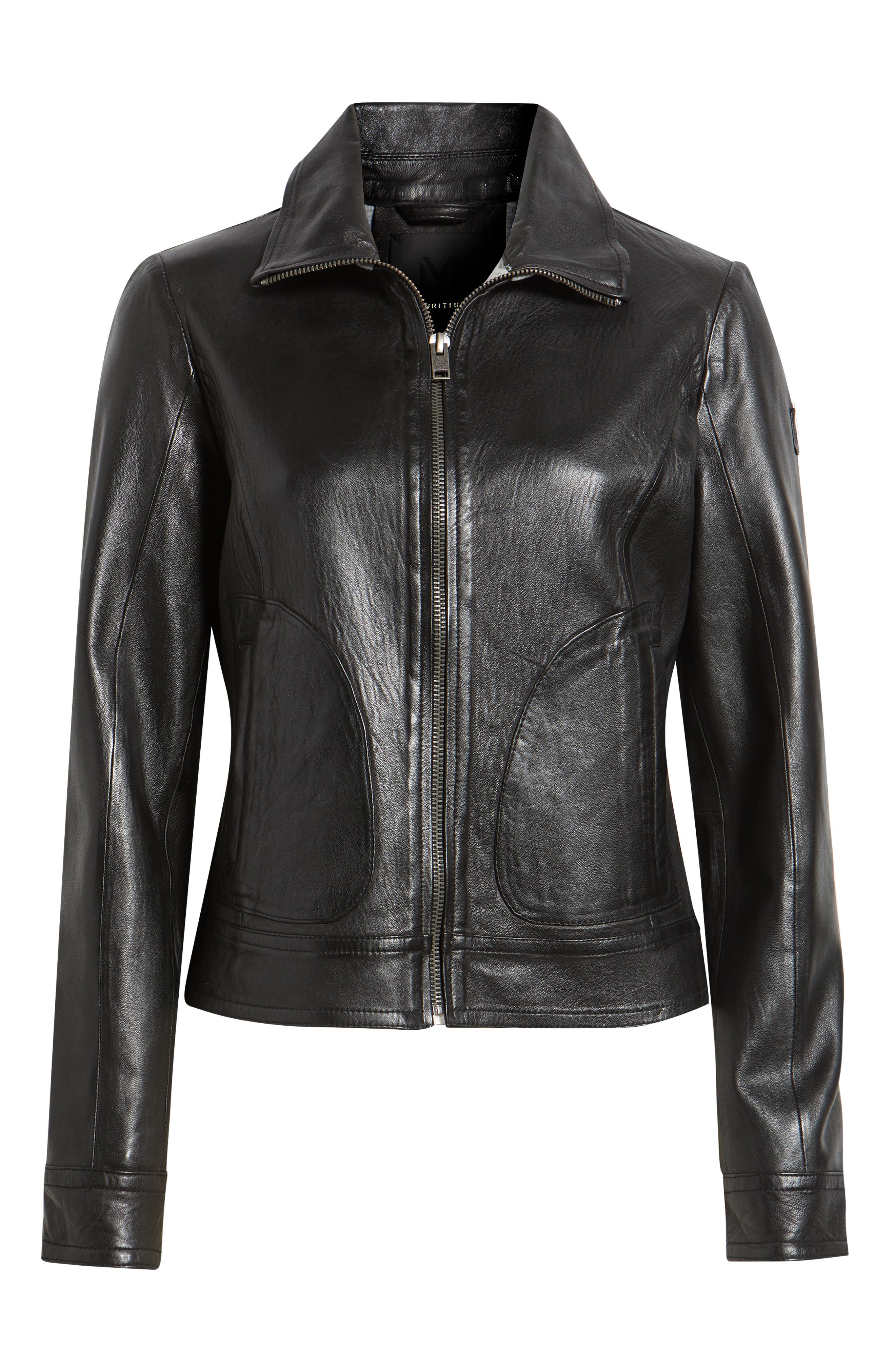 MAURITIUS Lusan Leather Moto Jacket — фото 6