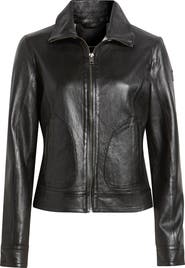 MAURITIUS Lusan Leather Moto Jacket