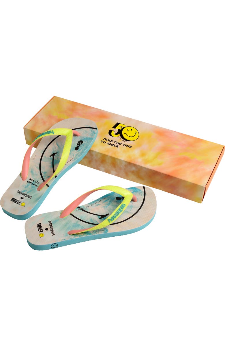 Havaianas Smiley Flip Flop, Alternate, color,