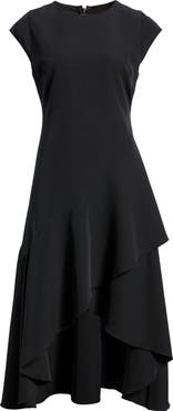 Chelsea28 Cap Sleeve High Low Midi dress