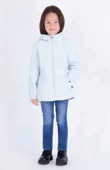 Kids' Logo Waist Hooded Anorak Rain Jacket
