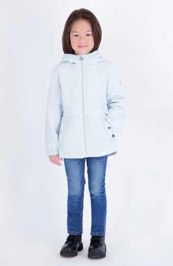 Kids' Logo Waist Hooded Anorak Rain Jacket