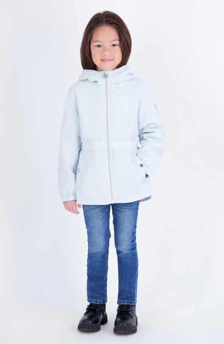 Kids' Logo Waist Hooded Anorak Rain Jacket