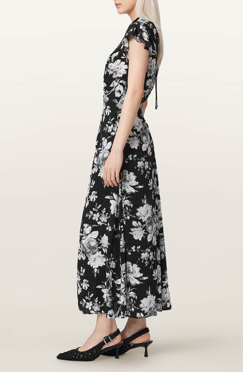 AllSaints Lolita Floral Maxi Dress, Alternate, color, 