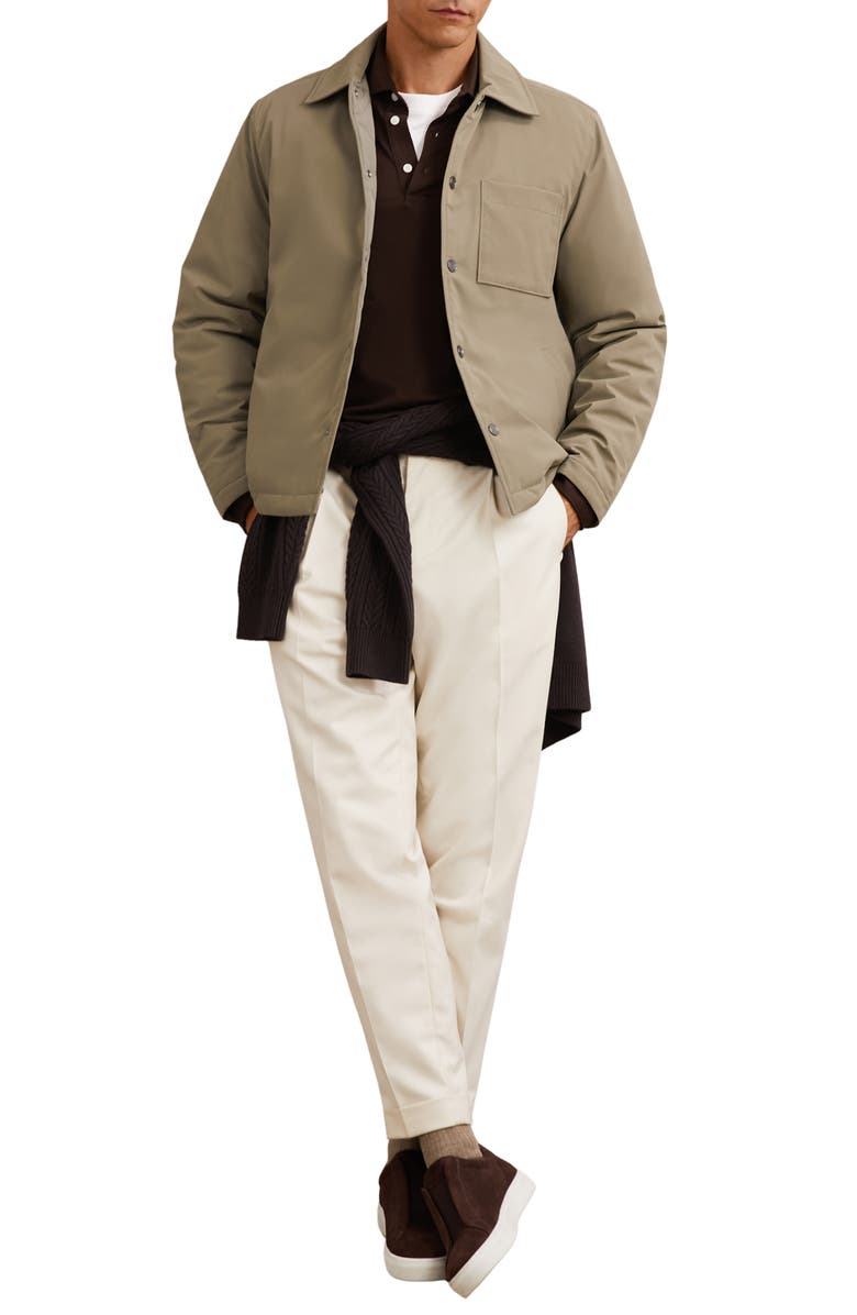 Reiss Parker Jacket, Alternate, color, Olive Green