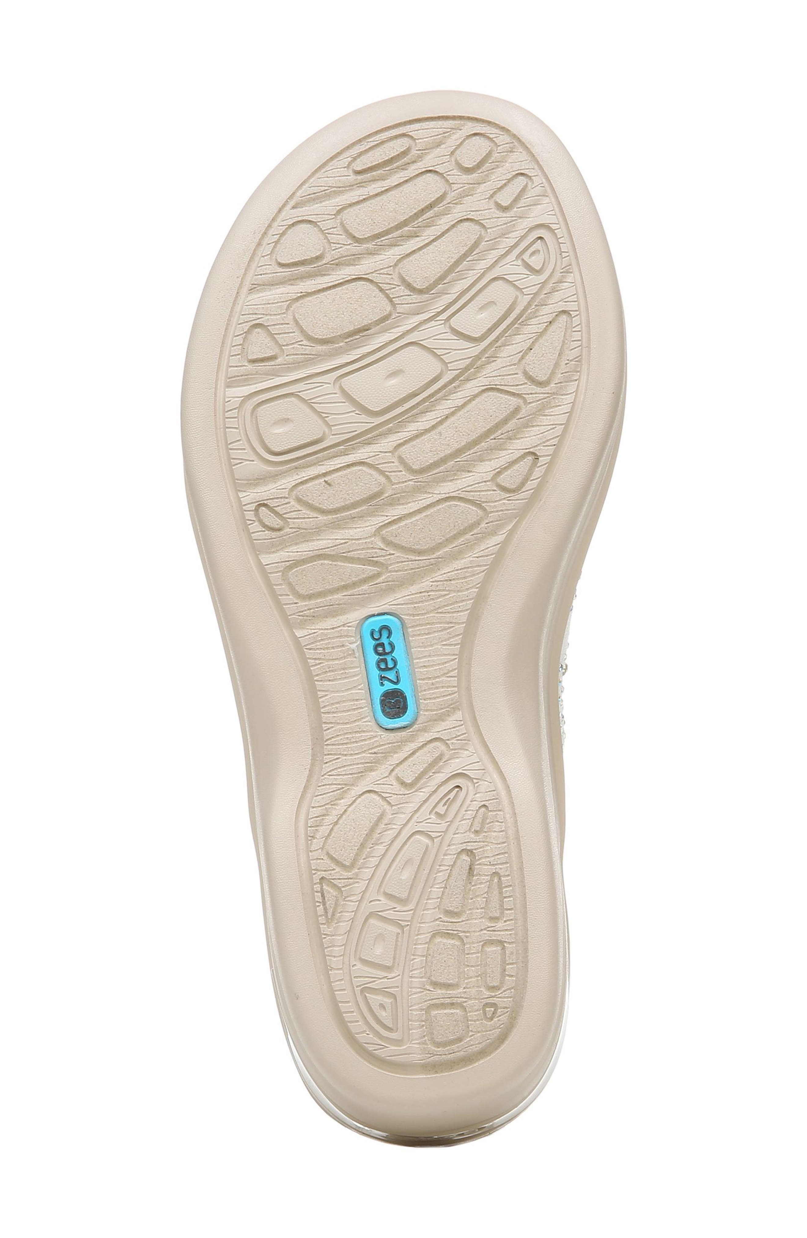 Deluxe Bright Sandal, Alternate, color, WHITE