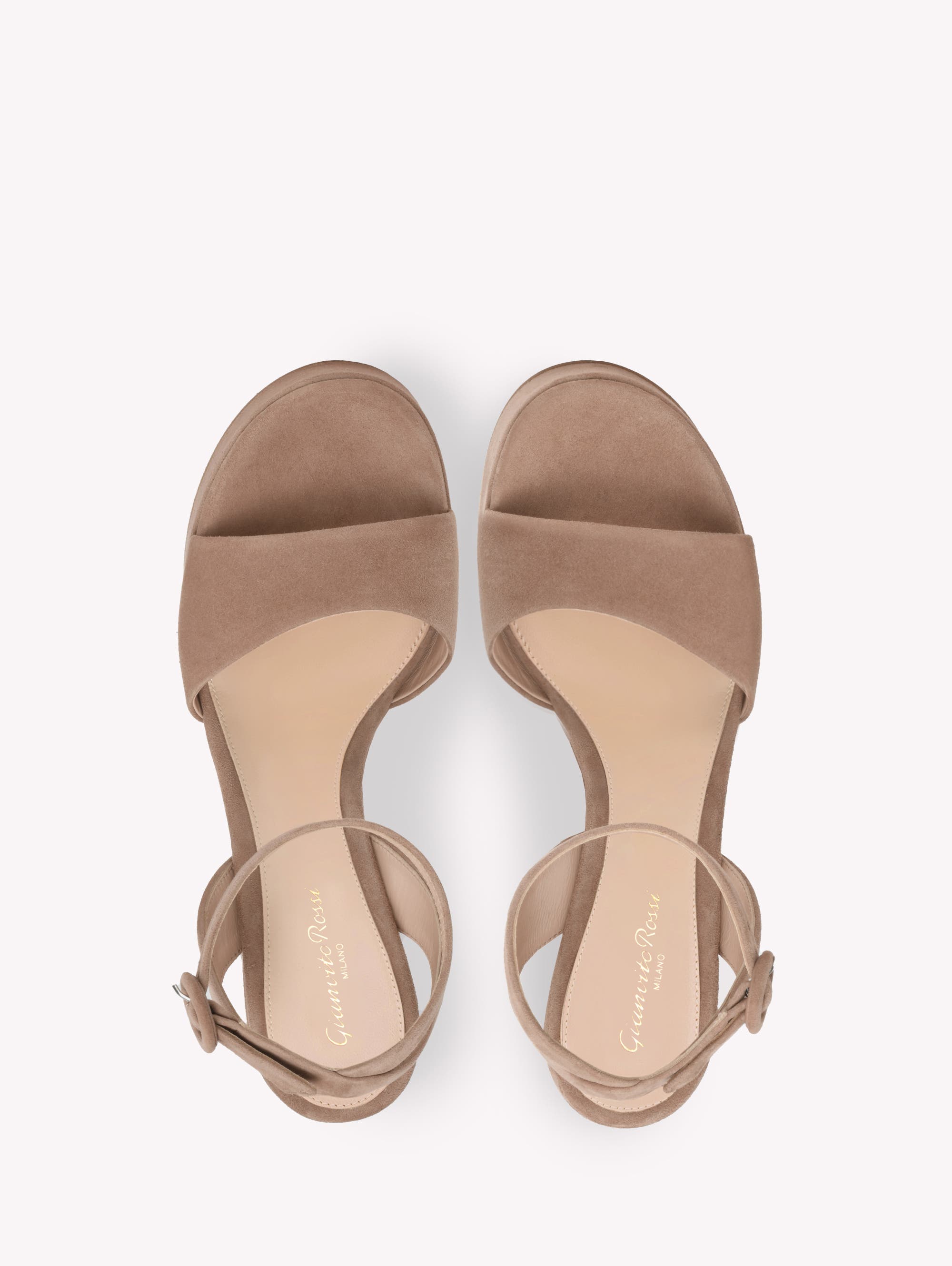 Gianvito Rossi Ziggy Sandals, Alternate, color, Pink Suede