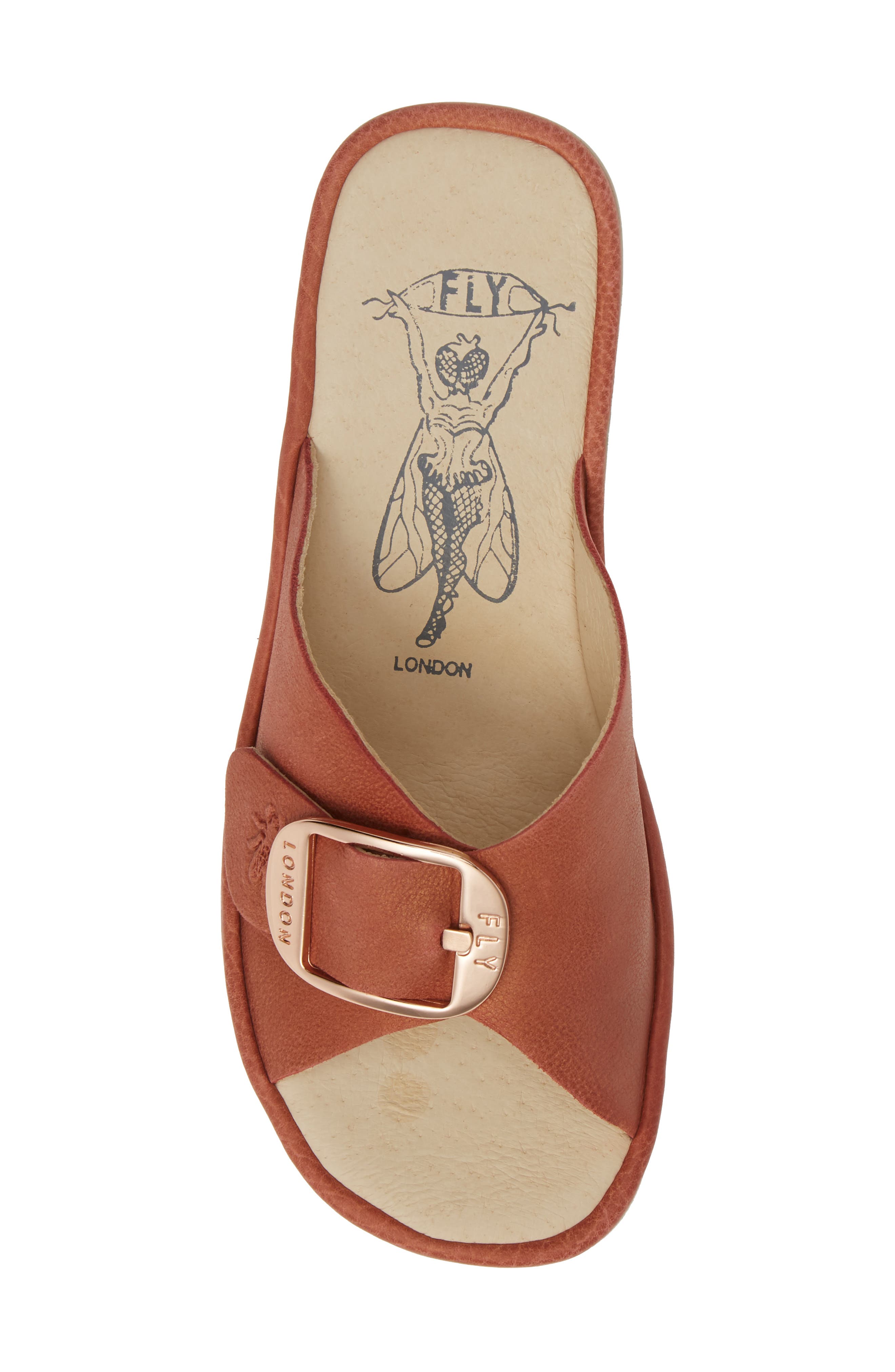 Elax Slide Sandal, Alternate, color, RASPBERRY JANEDA LEATHER