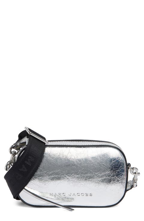 Metallic Camera Crossbody Bag