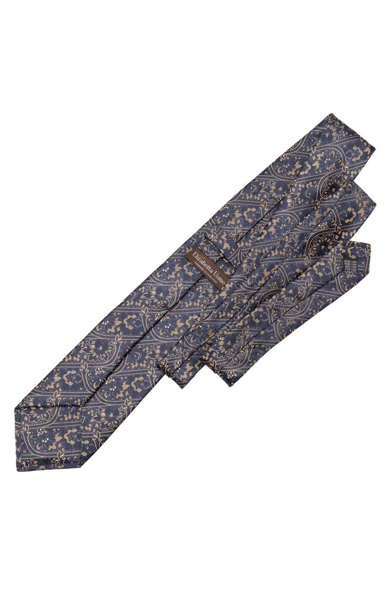 Elizabetta Caruso - Silk Jacquard Tie for Men, Alternate, color, 