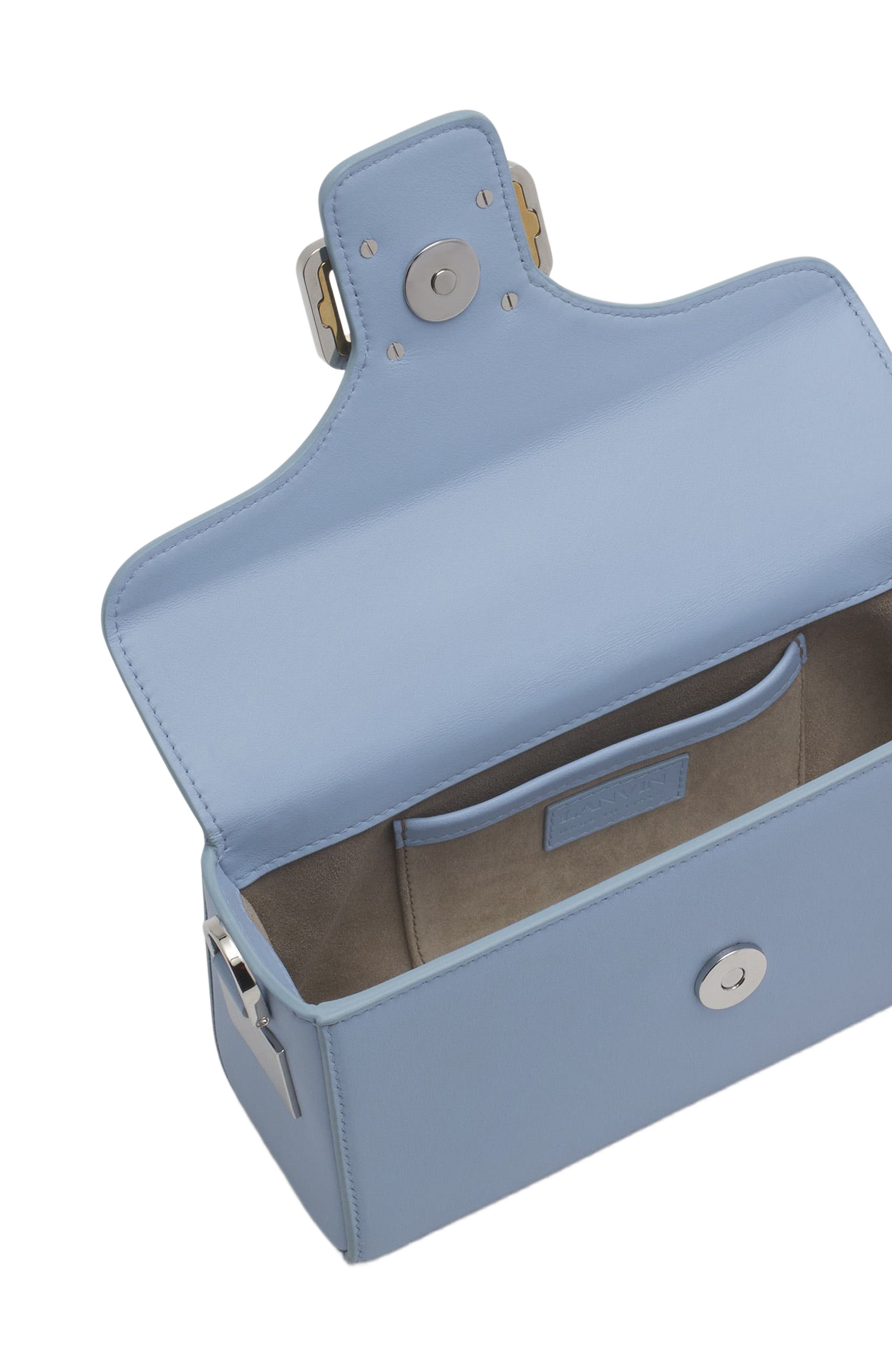 Lanvin Nano Pencil Cat Bag In Leather And Rhinestone, Alternate, color, 