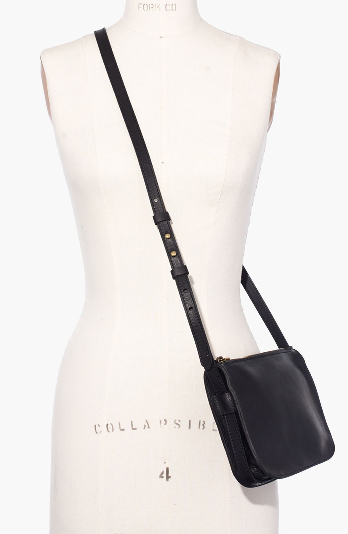 Madewell The Simple Leather Crossbody Bag, Alternate, color, 