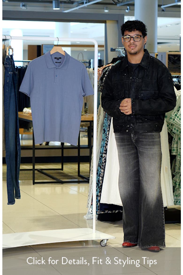 Drop Needle Stripe Pima Cotton Polo video