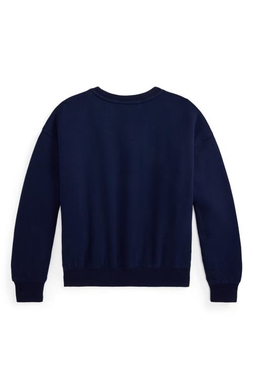 Polo Ralph Lauren Kids' Polo Bear Fleece Graphic Sweatshirt In Black