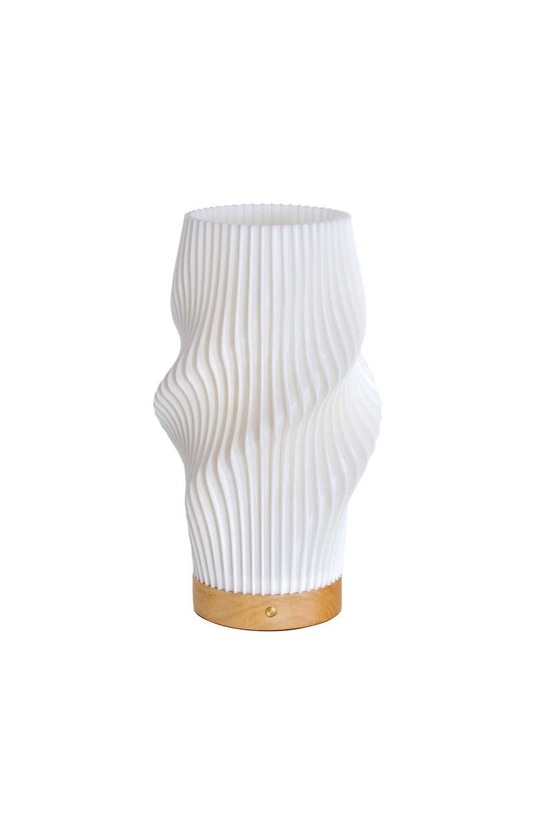 Kaplan Early Learning Company Spiral Swirl Cordless Lamp, Main, color, White