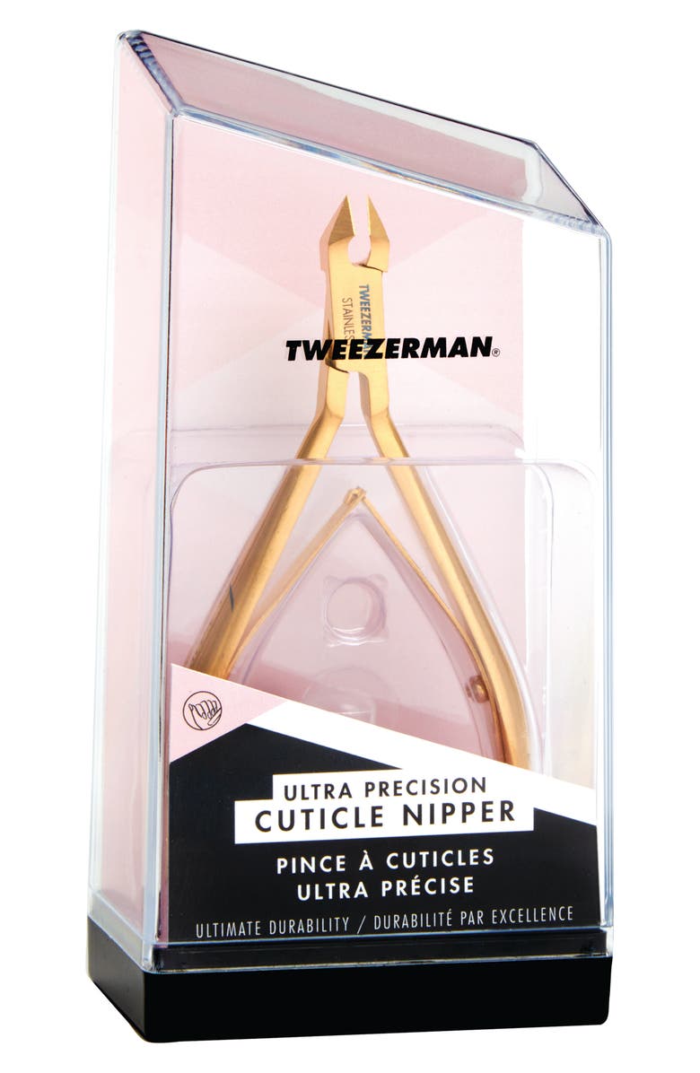TWEEZERMAN Ultra Precision Cuticle Nipper, Alternate, color, Gold