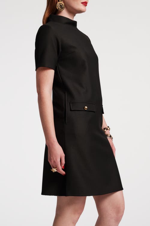 Frances Valentine Sarah Shift Dress In Black
