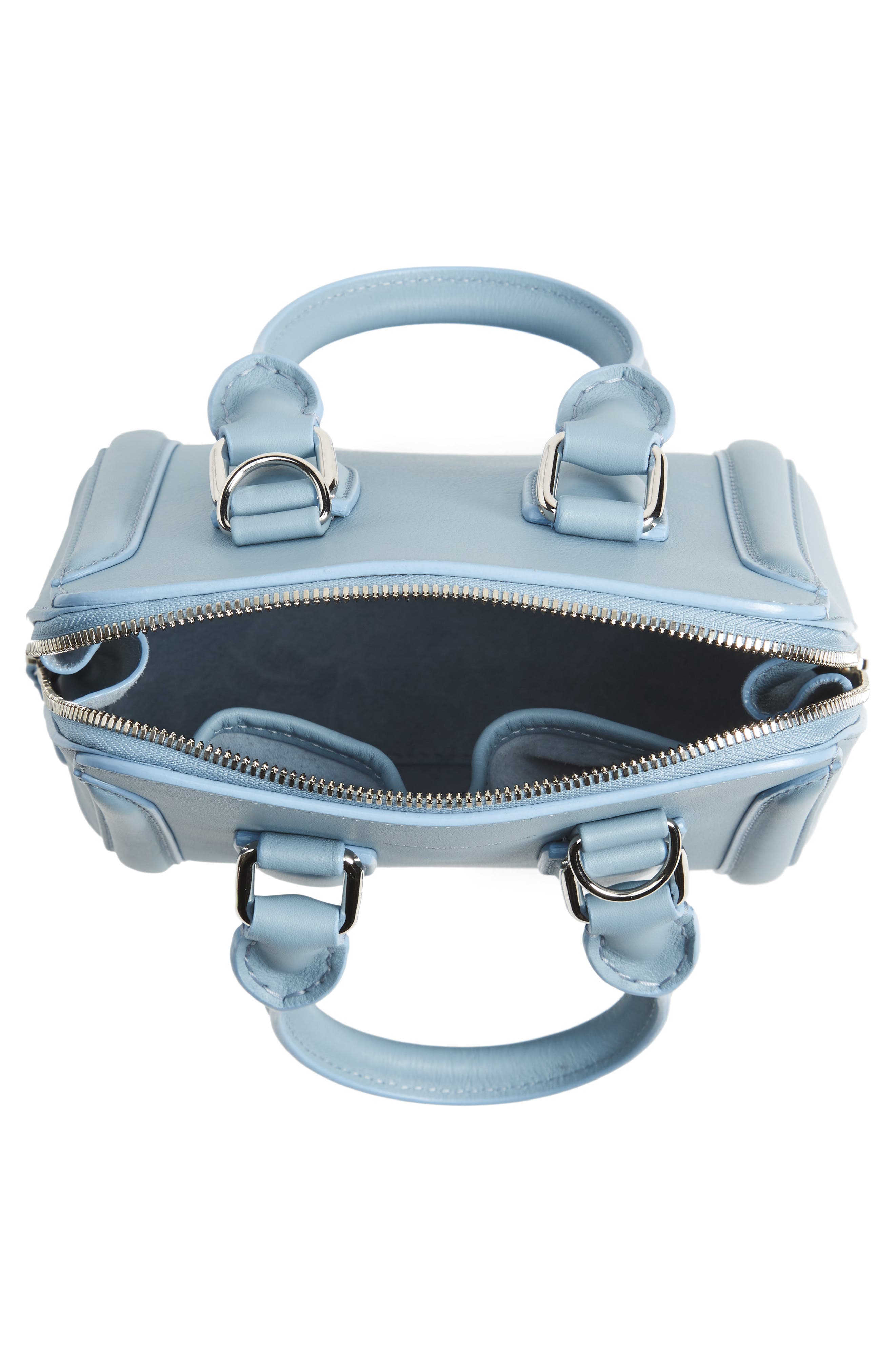 McQueen Alexander McQueen Small Heroine Leather Satchel, Alternate, color, 